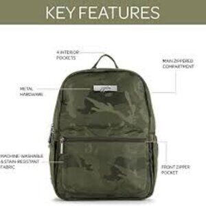 JUJUBE MIDI BACKPACK - CAMO GREEN